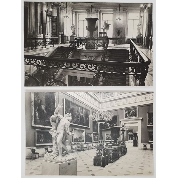 8 HERMITAGE Russian Museum black and white photo postcards set USSR 1975.jpg
