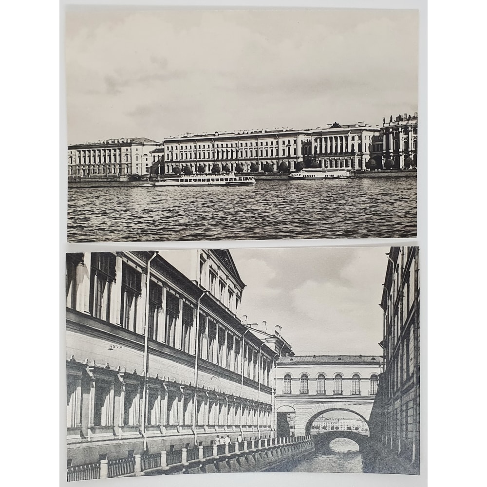 9 HERMITAGE Russian Museum black and white photo postcards set USSR 1975.jpg