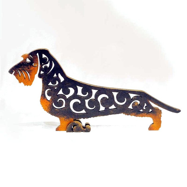 Figurine Wirehaired dachshund