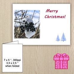 digital christmas greeting card