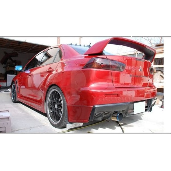 Lancer Ralliart Rear Diffuser Diffuser for rear bumper Mitsubishi Lancer X Exolution 07-1 | Inspire ...