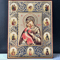 Vladimir Mother of God with 10 hagiographical border scenes