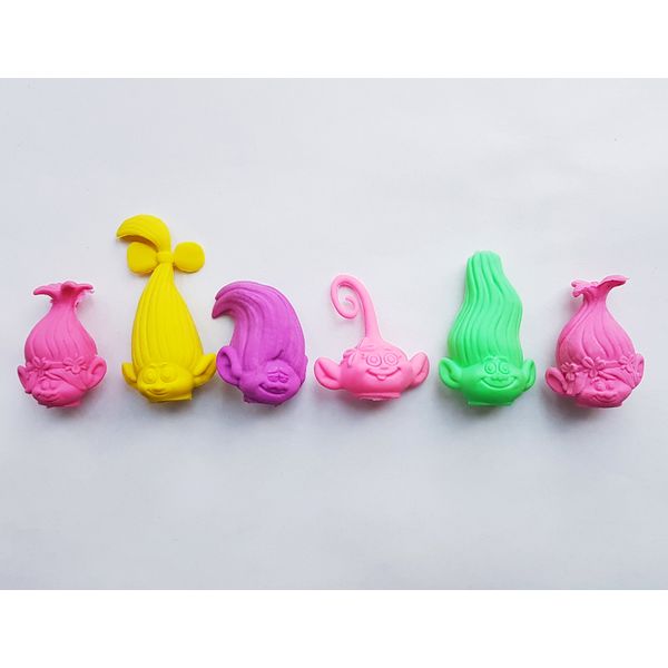 1 Dreamworks Trolls Top Pen Erasers 6 pcs promo of  Russia retail chain stores.jpg
