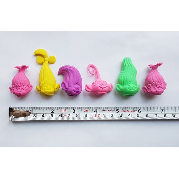 13 Dreamworks Trolls Top Pen Erasers 6 pcs promo of  Russia retail chain stores.jpg