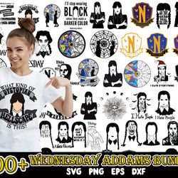 200 wednesdays addam svg, jenna ortega, addam family svg,png,dxf,png digital download cricut cut cutting clipart