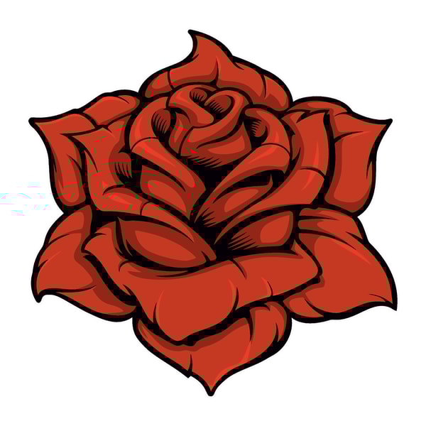 Rose svg, Rose Bundle svg, Red Rose svg, Rose Clipart, Rose | Inspire ...