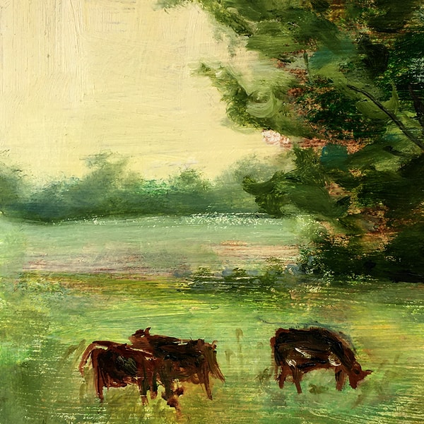 Highland Cow Original Painting Farm Animal Art Landscape Art Inspire highland-cow-original-painting-farm-animal-art-landscape-art-inspire