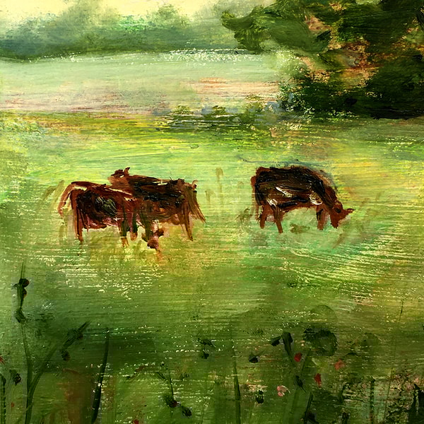 Highland Cow Original Painting Farm Animal Art Landscape Art Inspire highland-cow-original-painting-farm-animal-art-landscape-art-inspire