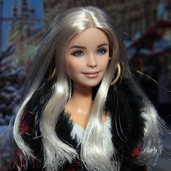 Realistic repainted Barbie doll