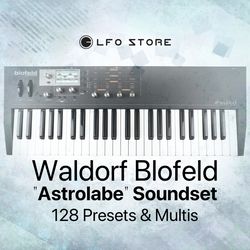 Waldorf Blofeld "Astrolabe" Soundset 128 Presets 30 Multis 128  samples!