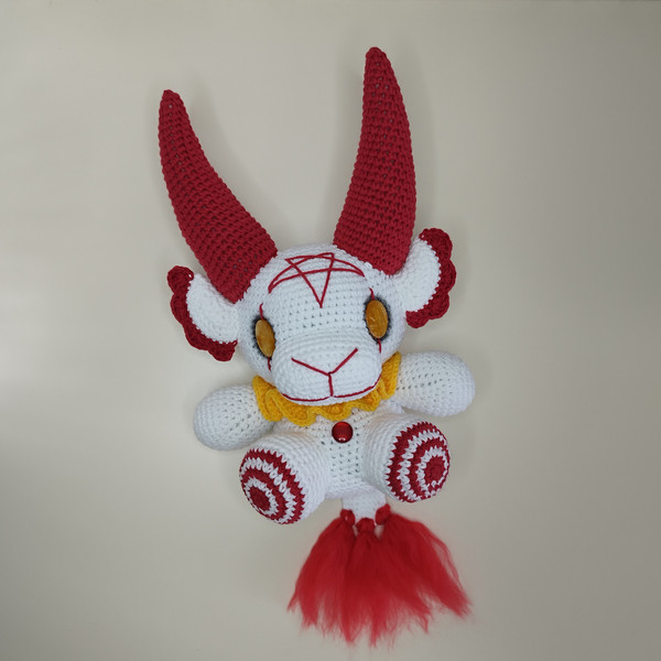 Pennywise baphomet plush, horror movie character