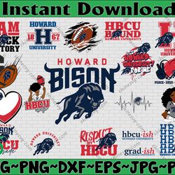 Bundle 19 Files Howard University Football Team Svg, Howard University svg, HBCU Team svg, Mega Bundle, Designs, Cricut