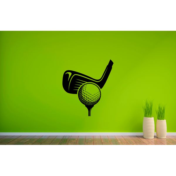 Golf Ball Sticker Golf Game Wall Sticker Vinyl Decal Mural Art Decor