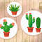 Set of 3 Cactus Cross Stitch Pattern, Succulent Cross Stitch Pattern, Potted Plant Cross Stitch, Cactus Pattern, Nursery Cross Stitch Pattern #oth_021