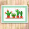 Cactus Cross Stitch Pattern, Potted Plant Cross Stitch Pattern, Succulent Cross Stitch Pattern, Cactus Pattern, Modern Cross Stitch #oth_019