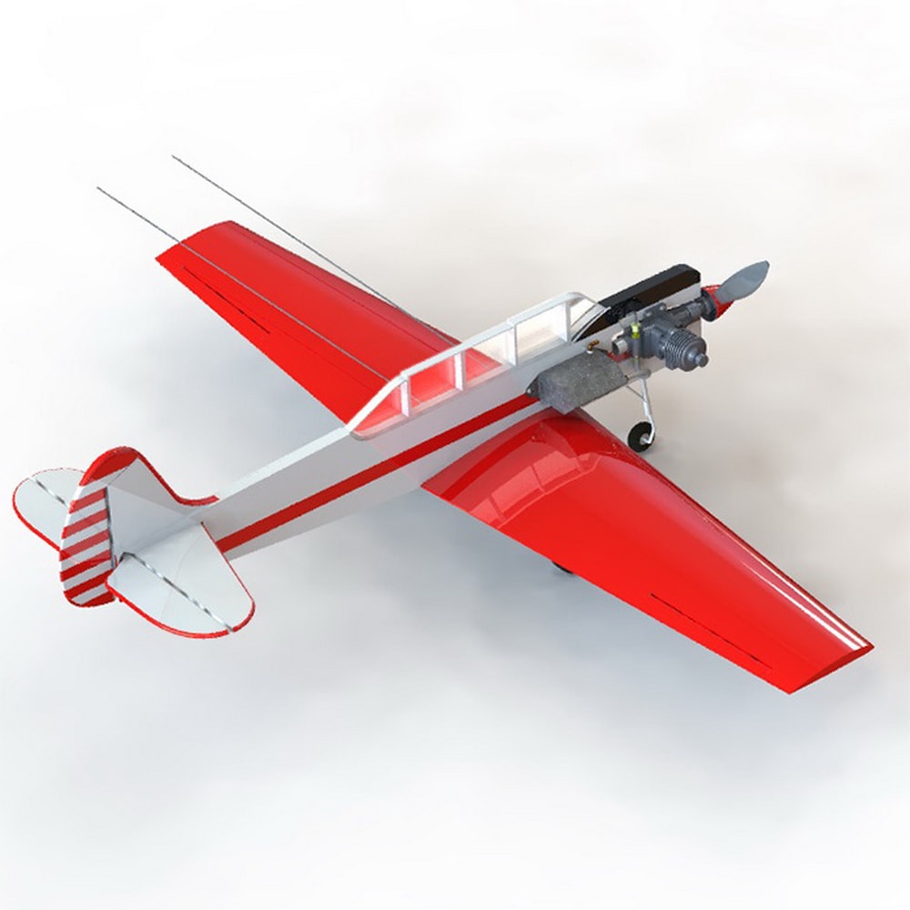 3 Cord Training Plane Model Airplane Kit PML-2004 Yakovlev Yak-52.jpg