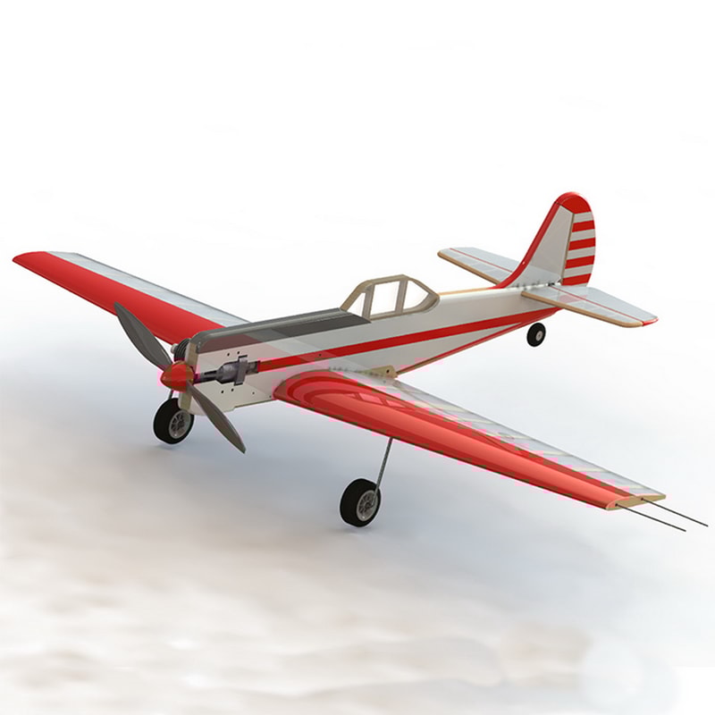 1 Cord Training Plane Model Airplane Kit PML-2006 Yakovlev Yak-50.jpg