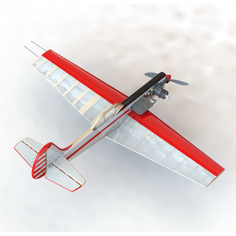 4 Cord Training Plane Model Airplane Kit PML-2006 Yakovlev Yak-50.jpg