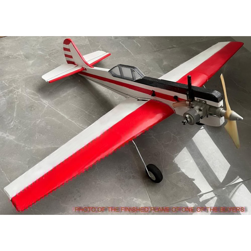 6 Cord Training Plane Model Airplane Kit PML-2006 Yakovlev Yak-50.jpg