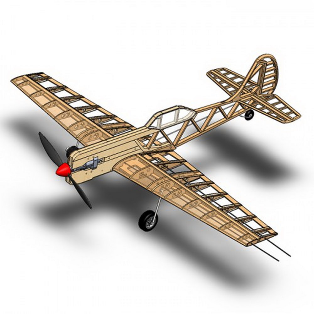 8 Cord Training Plane Model Airplane Kit PML-2006 Yakovlev Yak-50.jpg