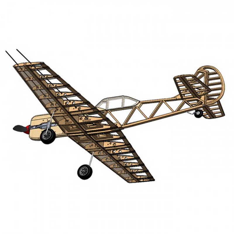 9 Cord Training Plane Model Airplane Kit PML-2006 Yakovlev Yak-50.jpg