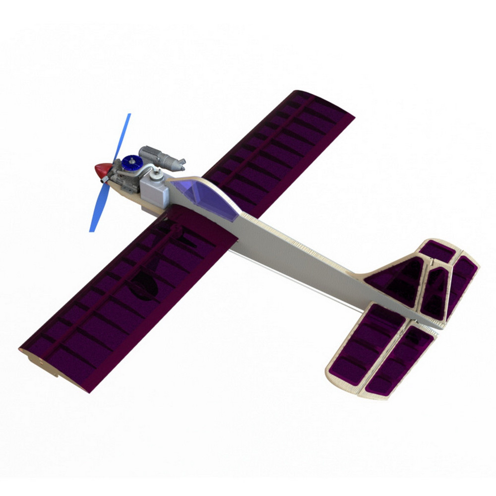 3 Cord Training Plane Model Airplane Kit PML-1001M JUNIOR.jpg