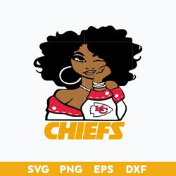 Kansas City Chiefs Girl SVG, Kansas City Chiefs SVG, NFL SVG PNG DFX EPS File