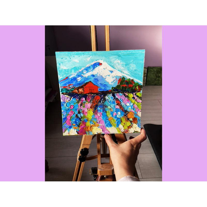 red barn oil painting mountain original art -7.jpg