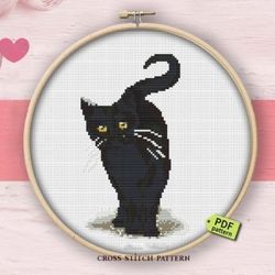 Cross Stitch Patterns Black Cat