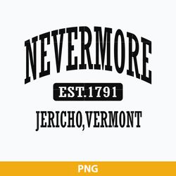 Nevermore EST.1791 Jericho Vermont PNG, Wednesday Addams PNG File