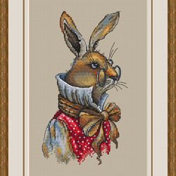 Mr Rabbit Cross Stitch Pattern Bunny Cross Stitch Pattern Baby Cross Stitch Pattern Animal Cross Stitch Pattern