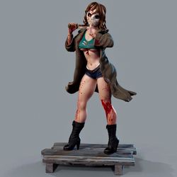 3d model horror character stl file fo 3d printed
