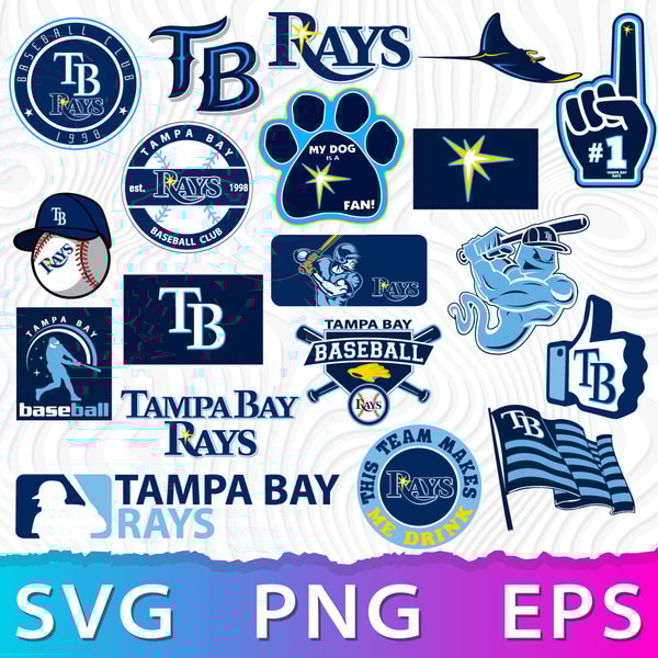 Tampa Bay Rays Logo SVG, Rays Logo PNG, Tampa Bay Rays Symbo | Inspire ...
