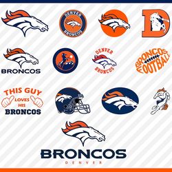 Denver Broncos Svg Cut Files, Denver Broncos Logo, Broncos Png Logo, Broncos Clipart, Svg File for Cricut, Nfl Logo Svg