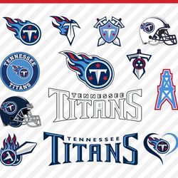Tennessee Titans Svg Cut Files, Titans Svg Logo, Titans Png Logo, Clipart Bundle, Svg File for Cricut, Nfl Logo Svg