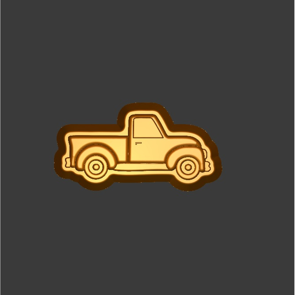 Old truck STL file for vacuum forming