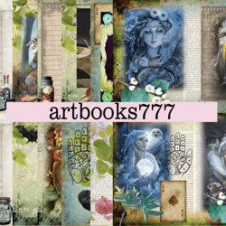 diary of a fortune teller, witch 1- diary of a fortune teller, scrapbooking, ephemera, junk journal, digital paper