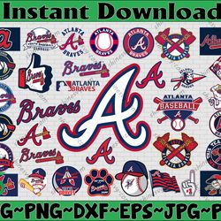 Bundle 36 Files Atlanta Braves Baseball Team Svg, Atlanta Braves Svg,MLB Team  svg, MLB Svg, Png, Dxf, Eps, Jpg