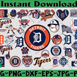 Bundle 38 Files Detroit Tigers Baseball Team Svg, Detroit Tigers Svg, MLB Team  svg, MLB Svg, Png, Dxf, Eps, Jpg