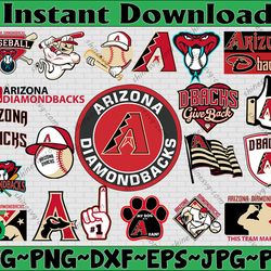 Bundle 22 Files Arizona Diamondbacks Baseball Team Svg, Arizona Diamondbacks Svg, MLB Team  svg, MLB Svg, Png, Dxf, Eps
