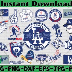 Bundle 22 Files LA Dodgers Baseball Team SVG, LA Dodgers Svg, MLB Team  svg, MLB Svg, Png, Dxf, Eps, Jpg