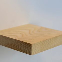 Wood floating shelf 6" (152 mm)