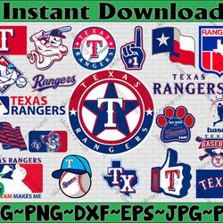 Bundle 21 Files Texas Rangers Baseball Team Svg, Texas Rangers Svg, MLB Team  svg, MLB Svg, Png, Dxf, Eps, Jpg