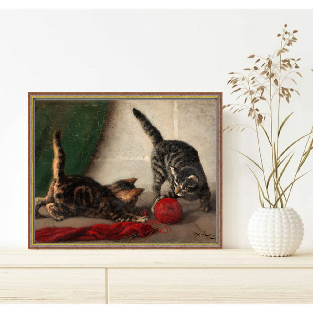 kitten playing oil ar.jpg