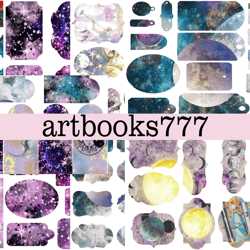 heavenly mysteries - ephemera -tag- diary of a fortune teller, scrapbooking, ephemera, junk journal, digital paper
