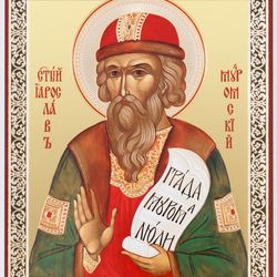 Saint Prince Yaroslav of Murom icon | Orthodox gift | free shipping from the Orthodox store