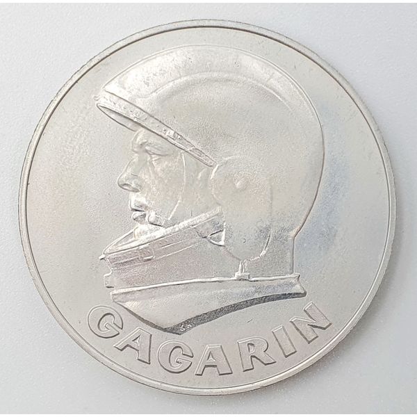 4 Commemorative table medal Y. Gagarin VOSTOK 30th Anniversary First Man Space flight 12.IV.1961.jpg