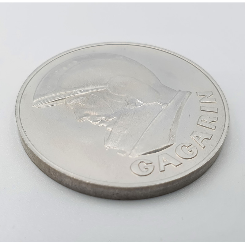 7 Commemorative table medal Y. Gagarin VOSTOK 30th Anniversary First Man Space flight 12.IV.1961.jpg