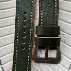 Dark green vintage strap