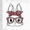 Easter Bunny Leopard Glasses Svg, Easter Svg, Happy Easter Svg, Leopard Pattern Svg, Cricut.jpg